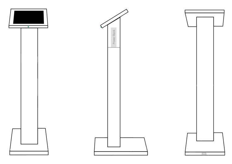 MDF kiosk Drawing